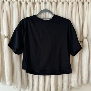 lululemon Abrasion-Resistant Training T-Shirt, Black, Sz 6